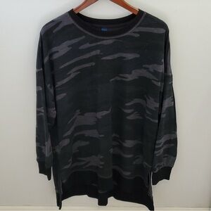Old Navy Vintage Boyfriend Tunic Grey Camo Size XL